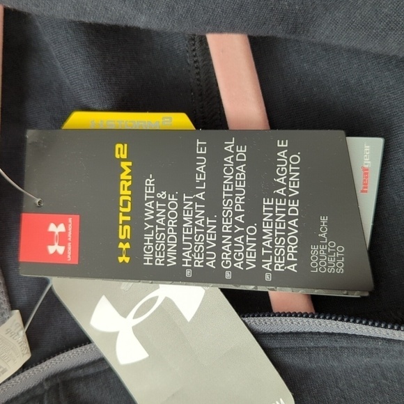 UNDER ARMOUR  lightweight hooded girls storm jacket xs - Picture 7 of 10